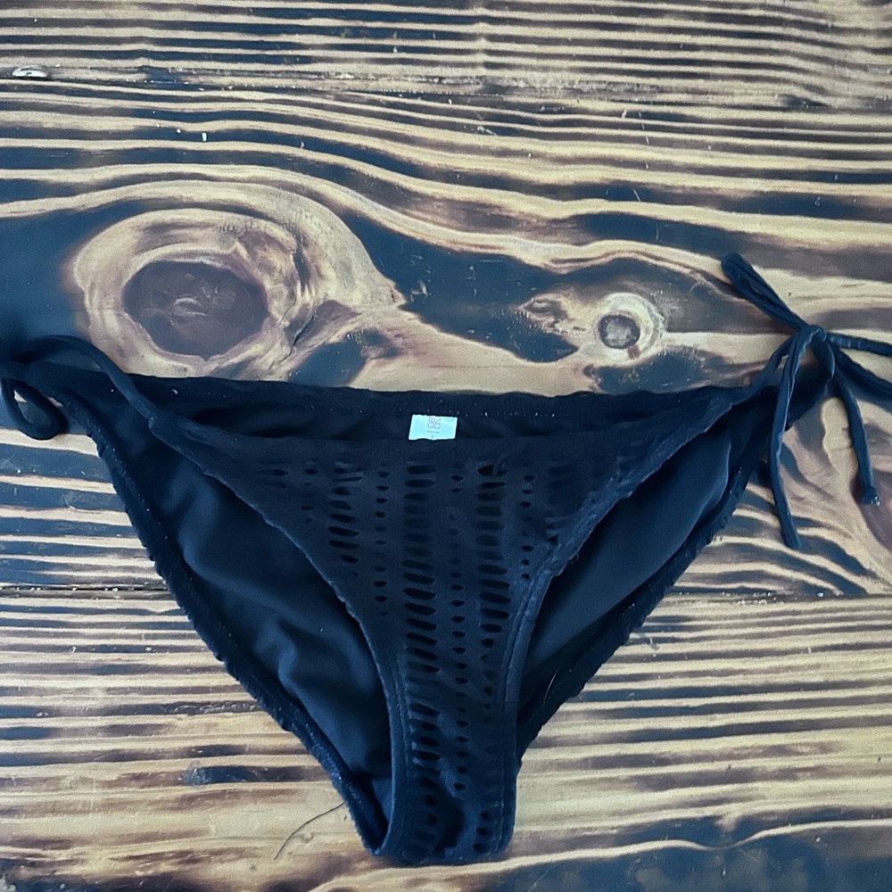 No Boundaries Black Bikini Swim Bottom